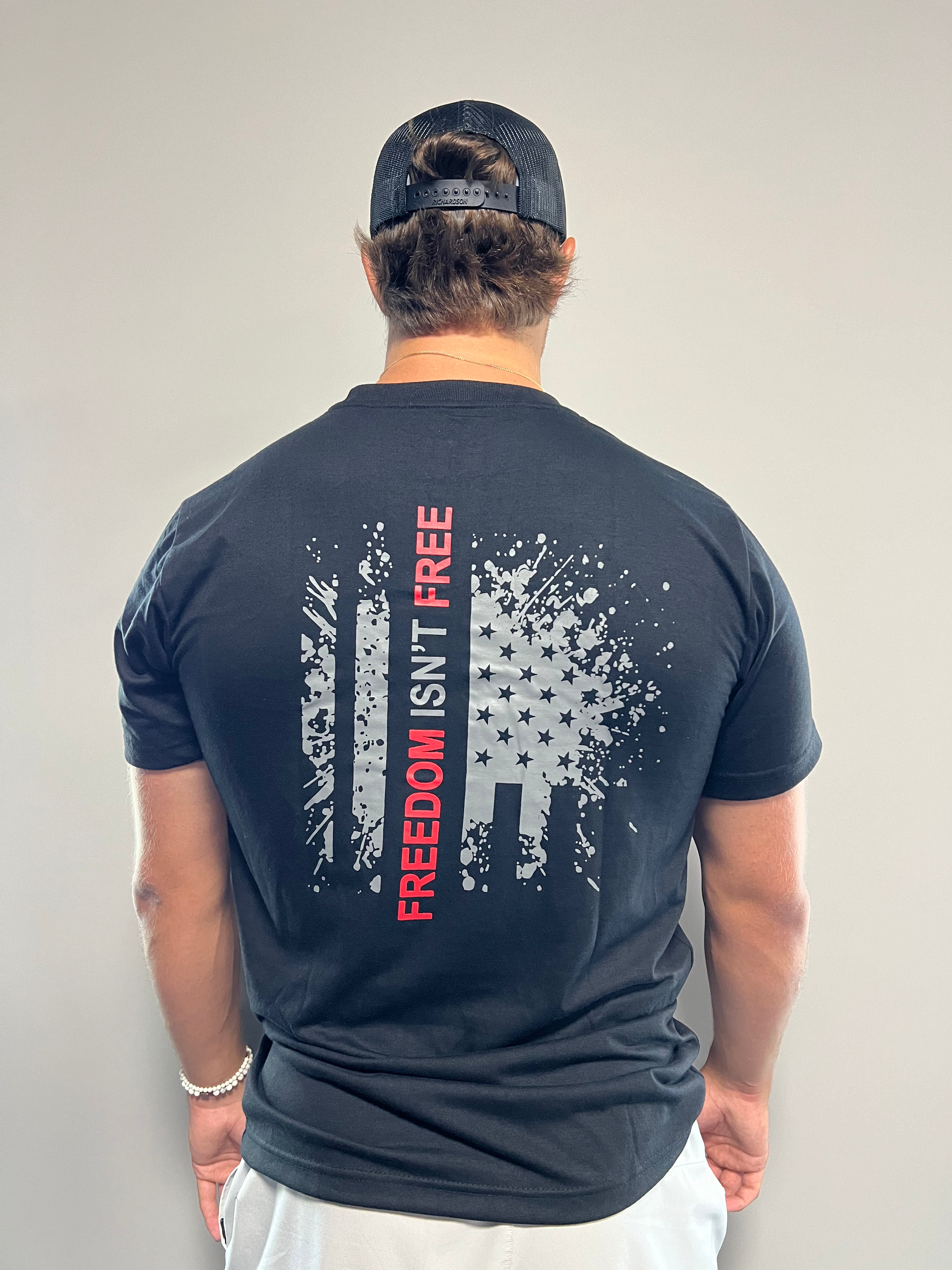 LIMITED EDITION - FREEDOM ISN’T FREE T SHIRT - BLACK