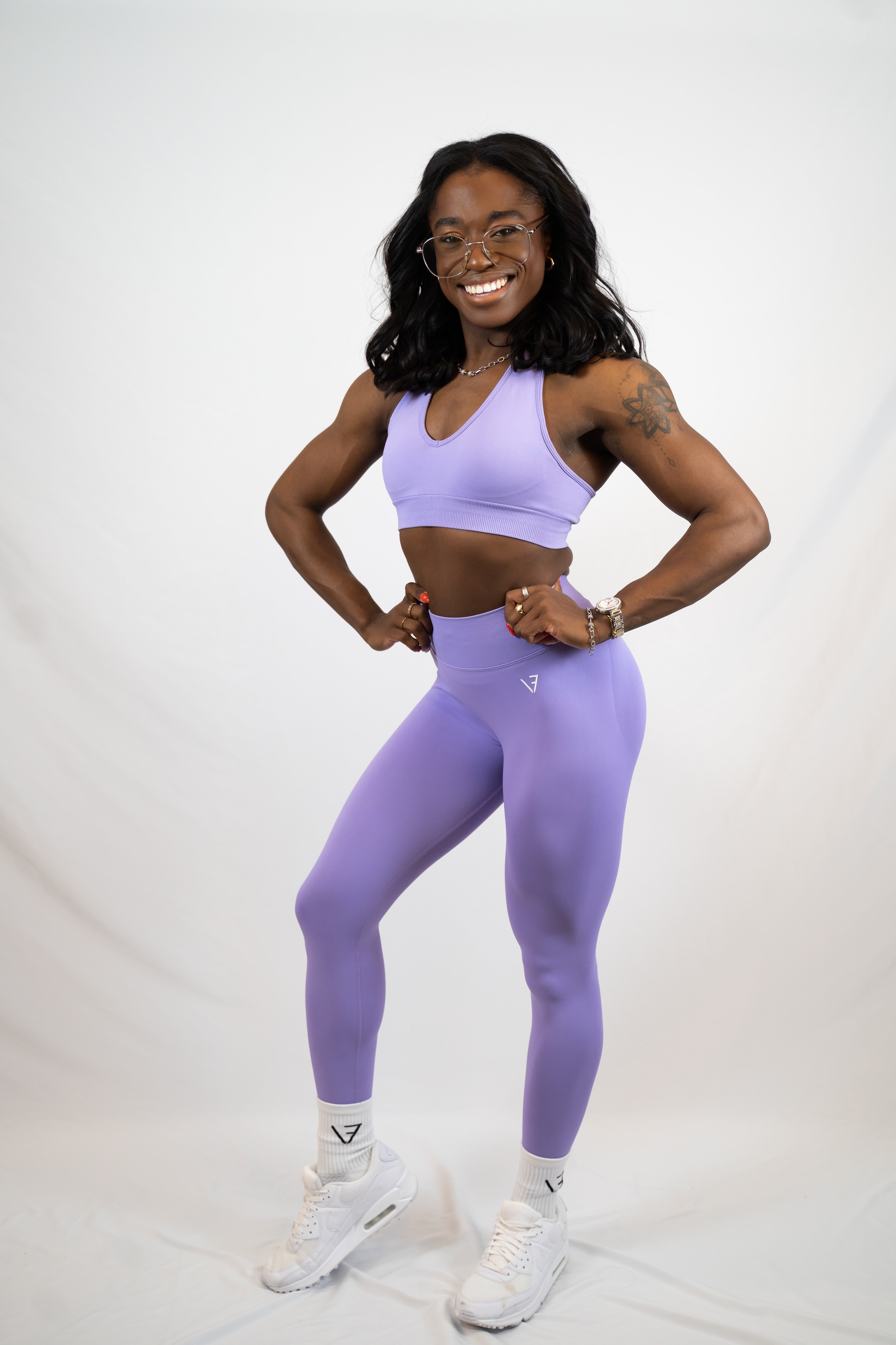 Lux Leggings - Light Purple