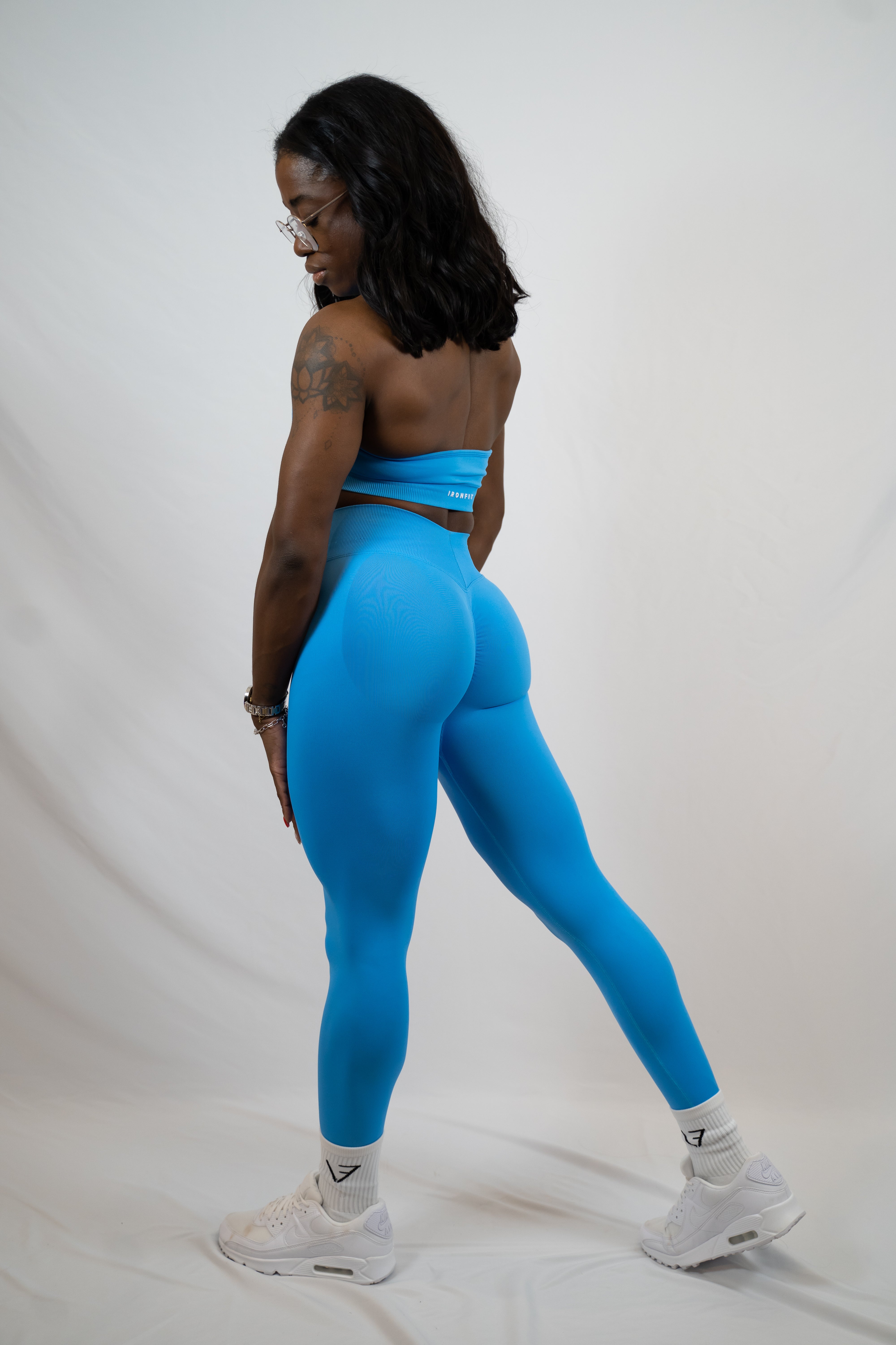 Lux Leggings - Light Blue