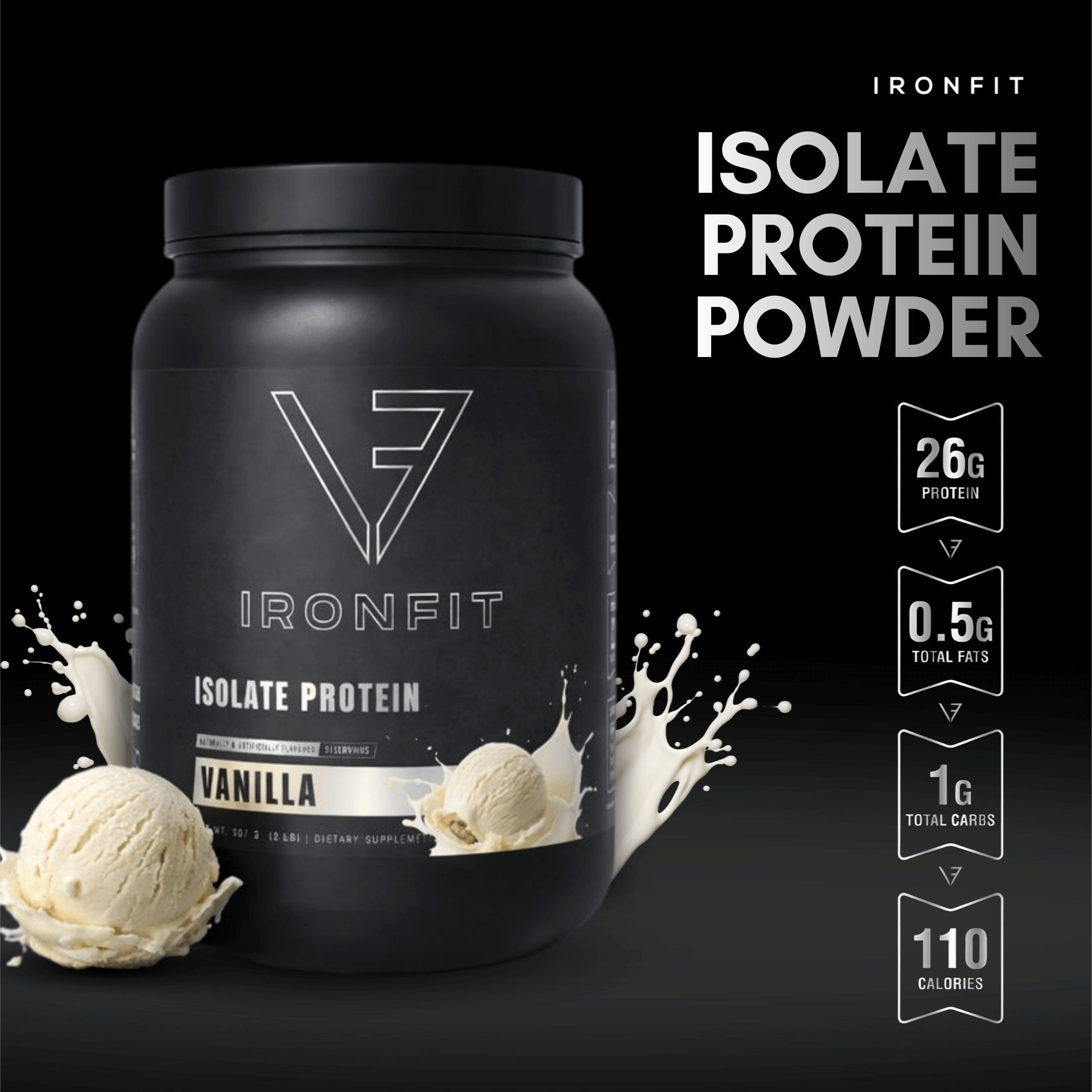 2LB IRONFIT WHEY ISOLATE PROTEIN