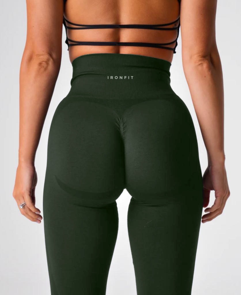 AMPLIFY LEGGINGS - OLIVE GREEN