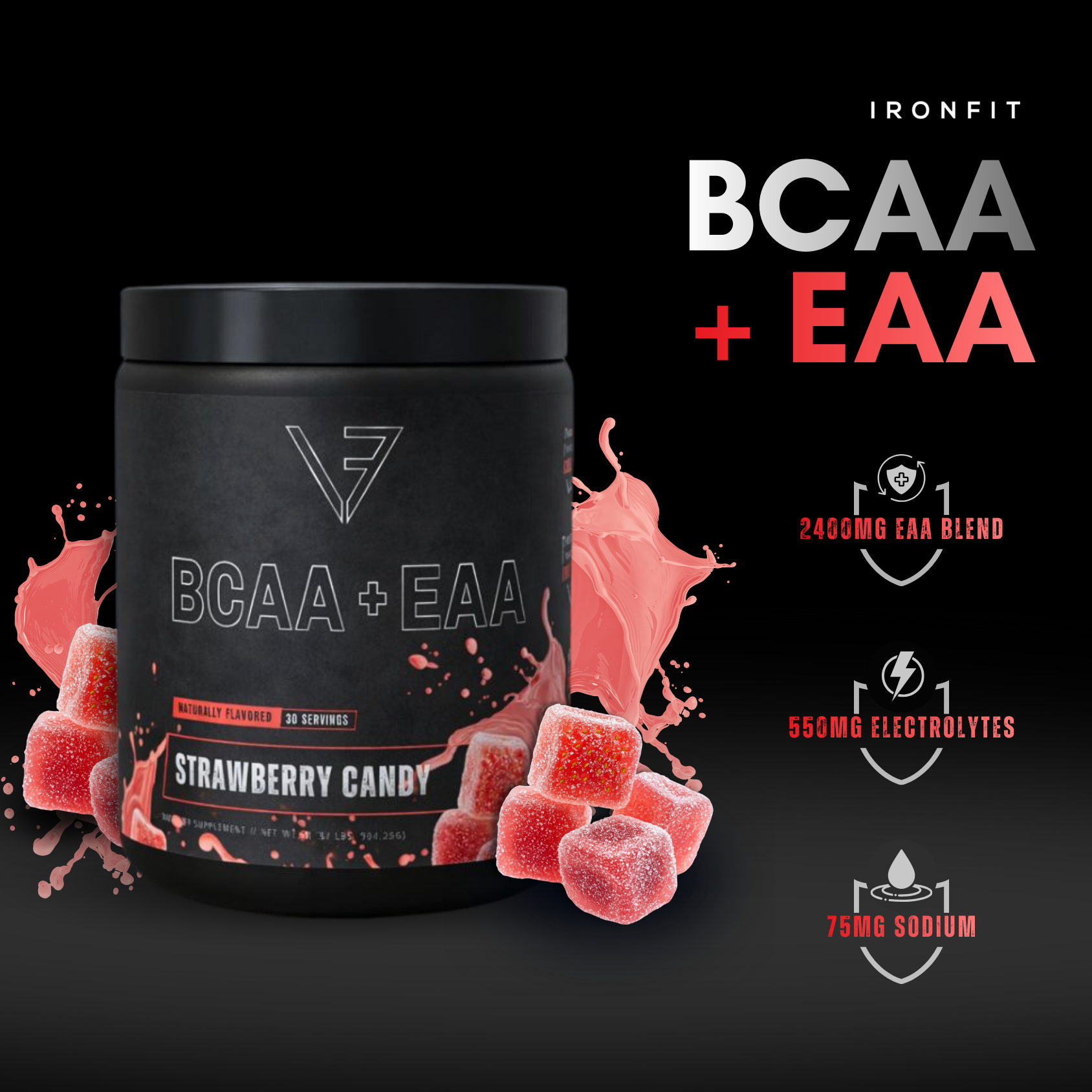 BCAA + EAA (STRAWBERRY CANDY)