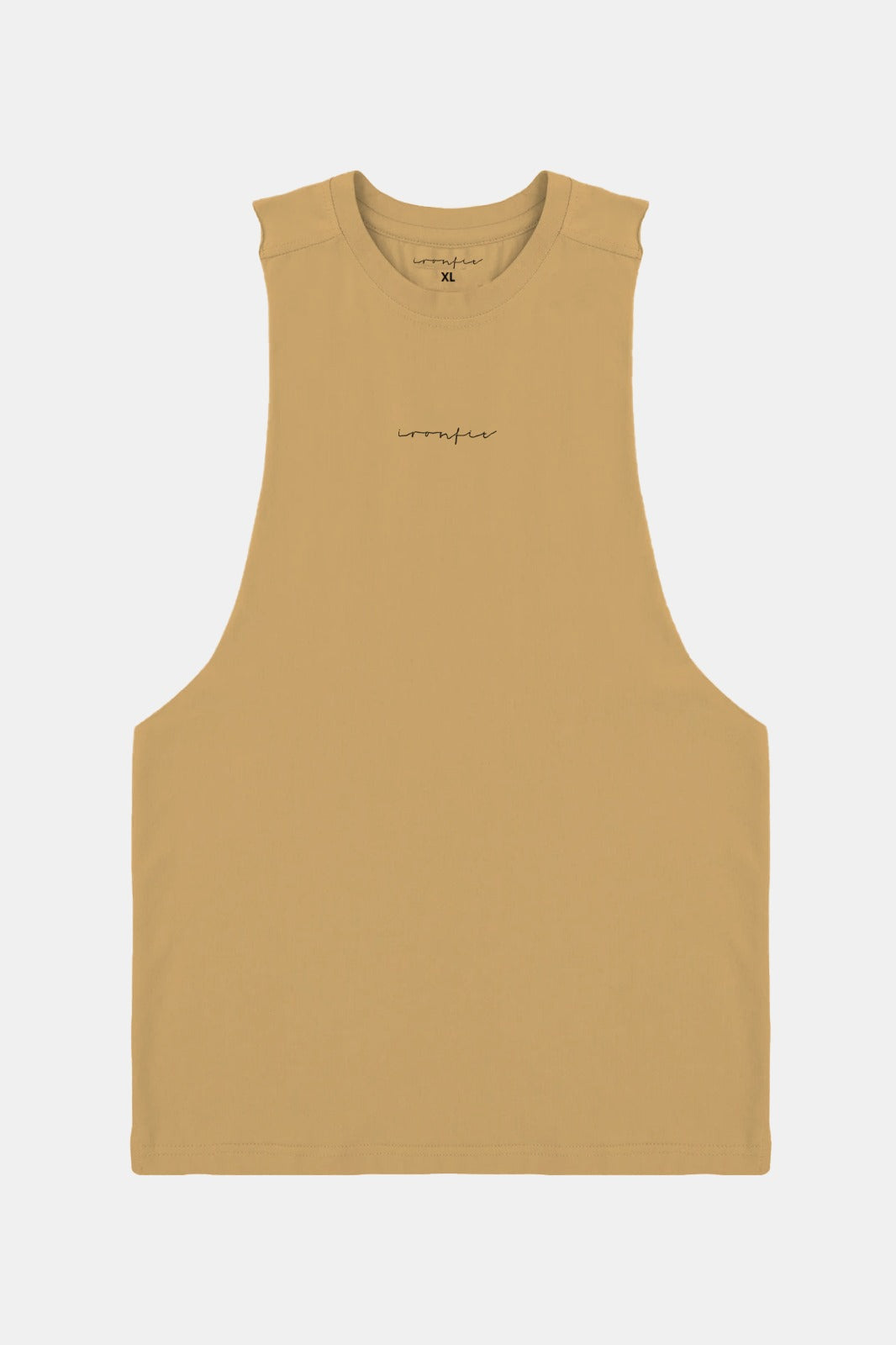 IRONFIT SIGNATURE SLEEVELESS SHIRT - TAN